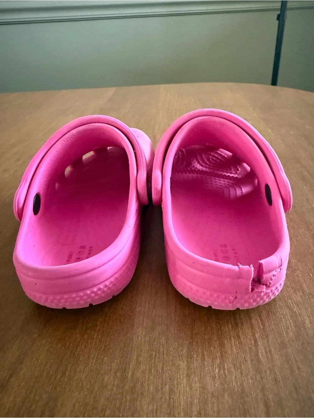 CROCS Kids Pink Classic Clog - Bright Pink